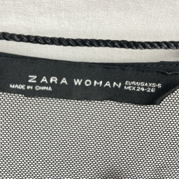 Zara xs/small shear embroidered dress - Picture 3 of 6